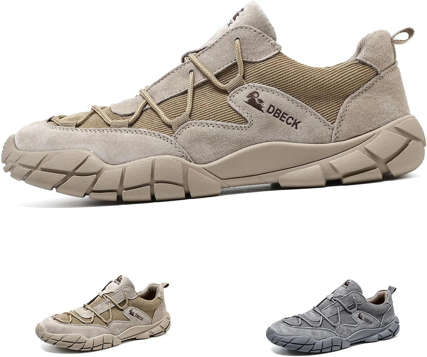 

Мужские дышащие кроссовки Cubicbee с сеткой для походов, легкие, нескользящие, уличные, низкие, повседневные, для ходьбы, тренировок и работы, хаки