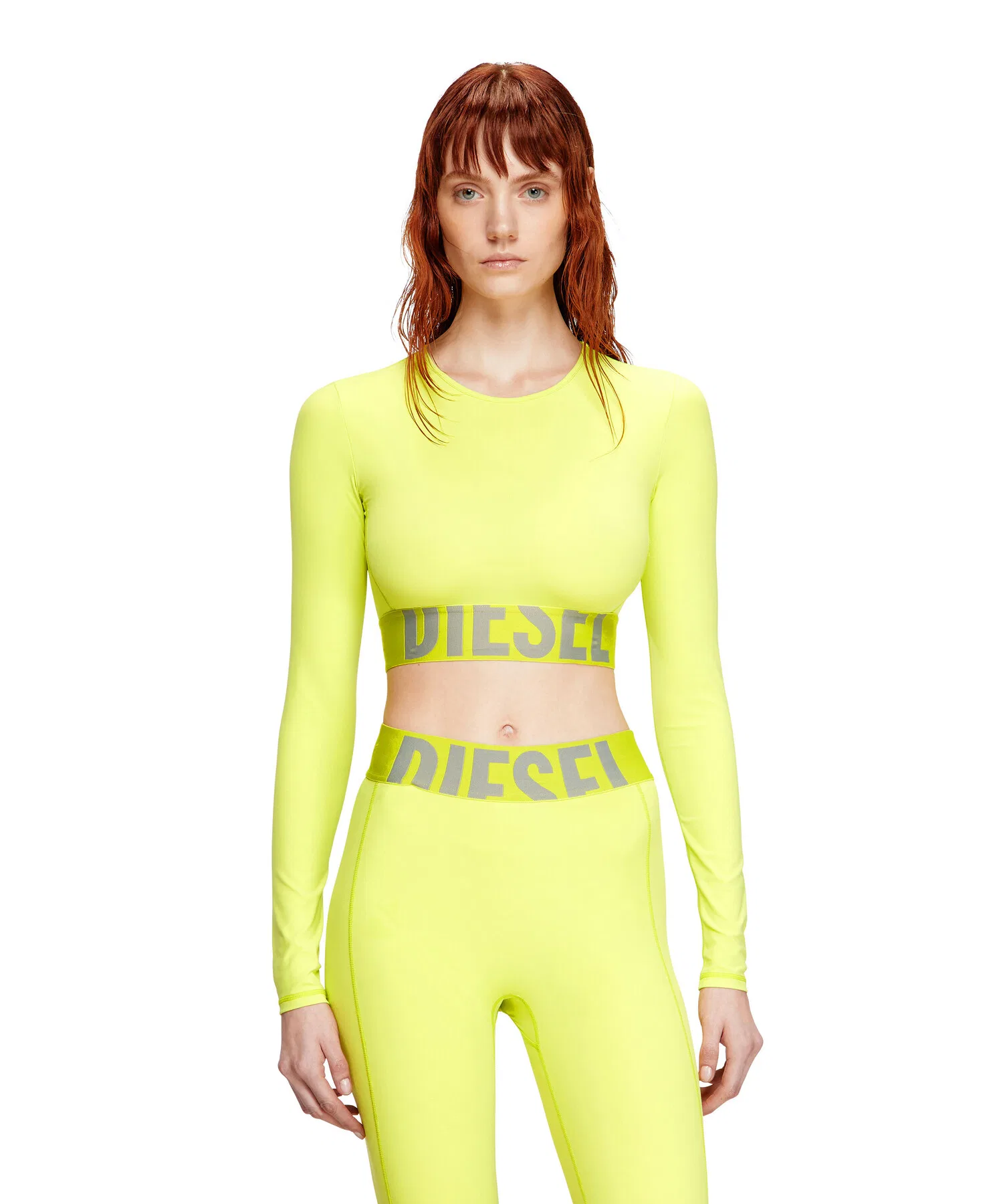 Женская футболка с длинным рукавом DIESEL MELISSA-D-POP чёрная — фото 4