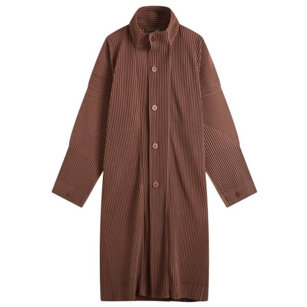 

Длинный жакет со складками Homme Plissé Issey Miyake, коричневый