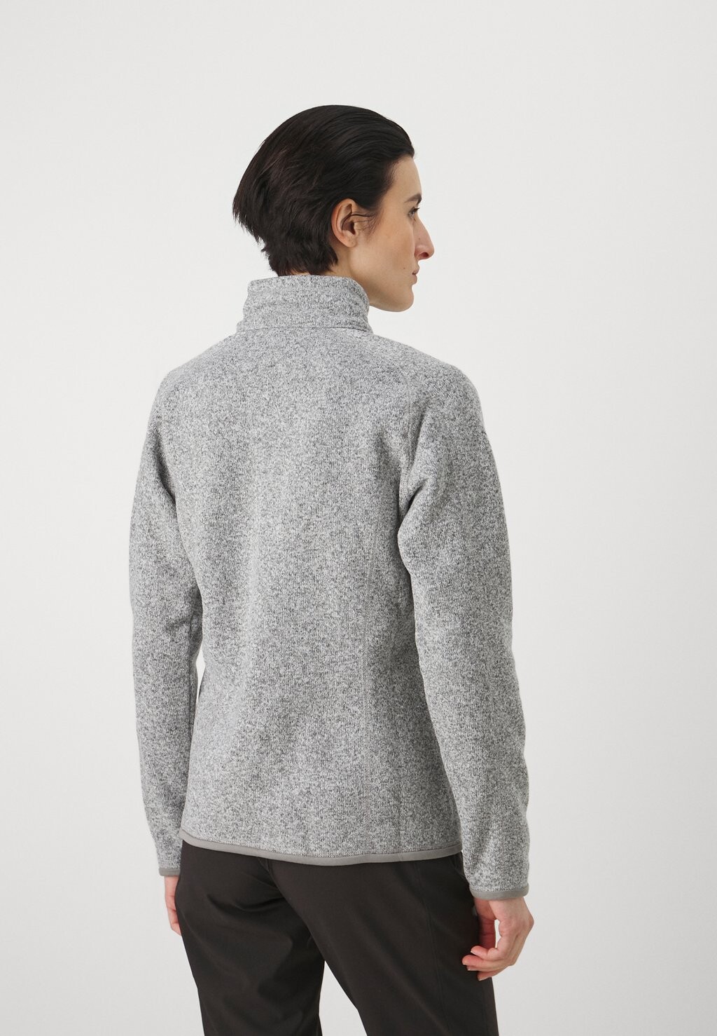 Вязаный свитер BETTER 1/4 ZIP Patagonia, цвет birch white — фото 3