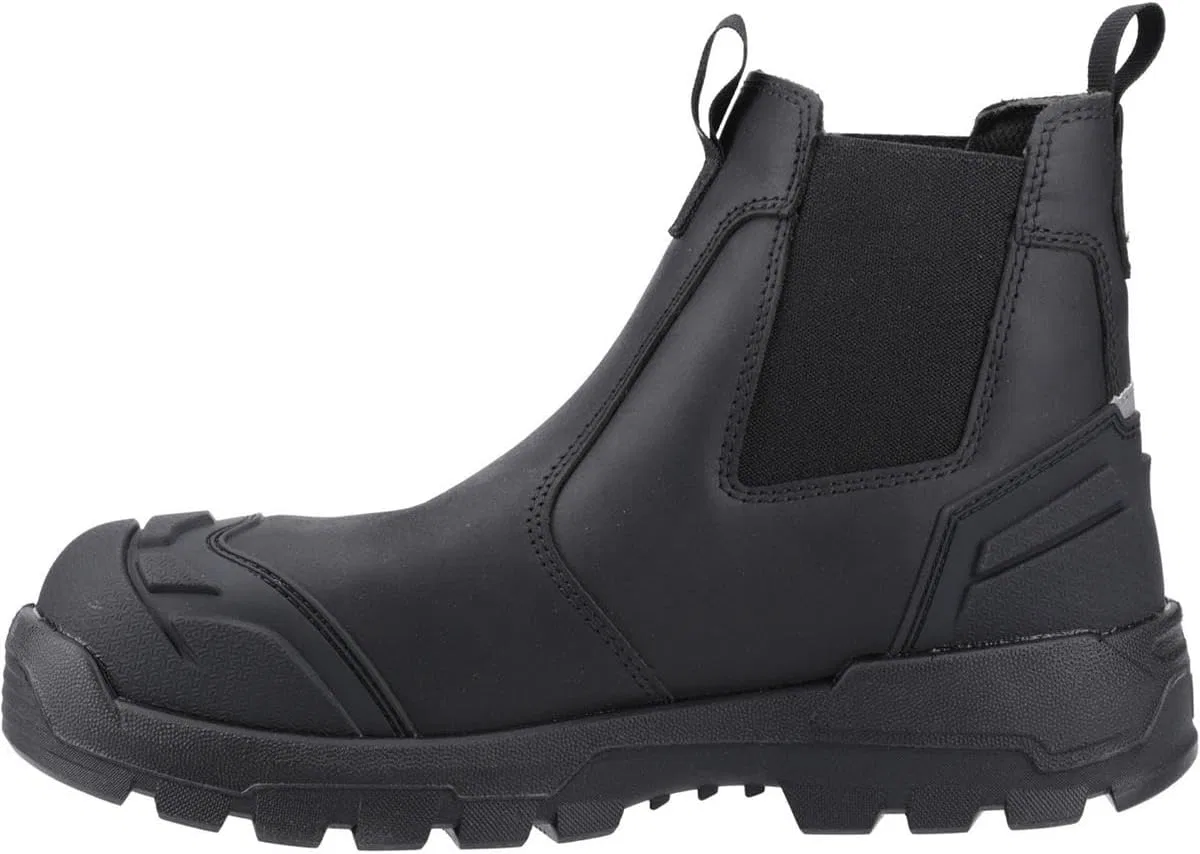 Мужские защитные ботинки Caterpillar Striver XL со стальным носком, Black Yellow — фото 4