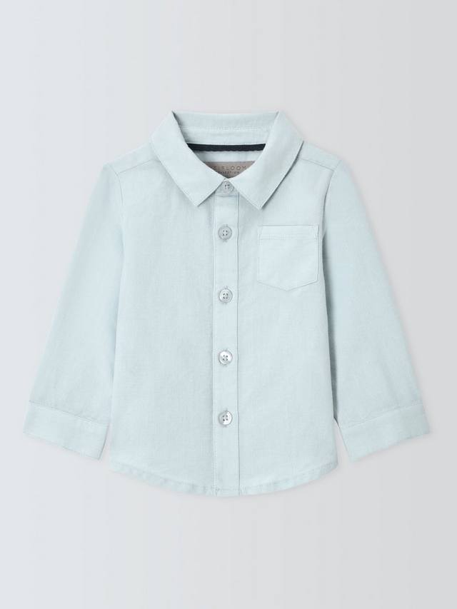

Детская оксфордская рубашка John Lewis Heirloom Collection, синий