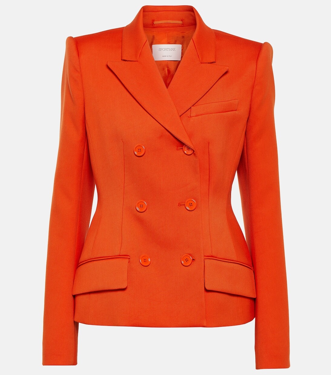 

Блейзер Cablo из смесового хлопка SPORTMAX, бежевый