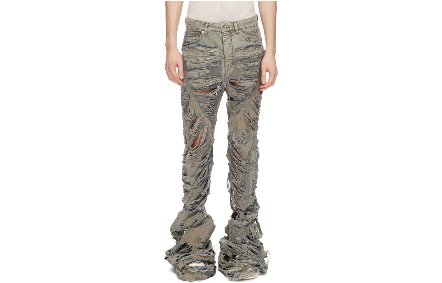 

Джинсы мужские минеральные Rick Owens, цвет Mineral
