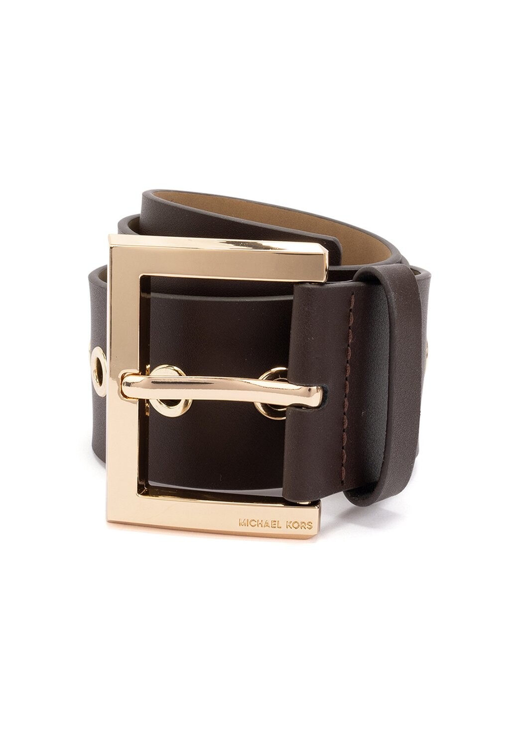 

Ремень 55MM LEATHER BELT W GROMMETS MICHAEL Michael Kors, коричневый