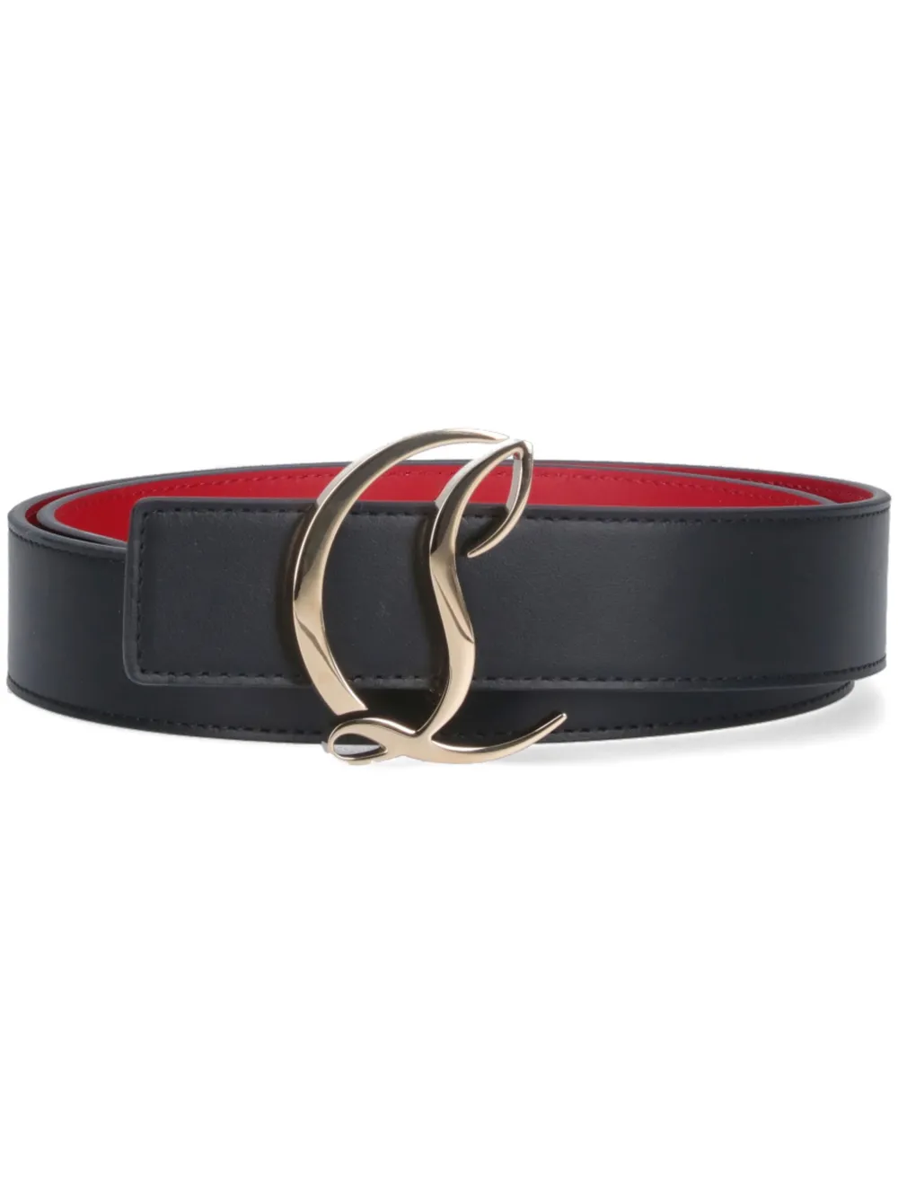 

Ремень с логотипом CL Christian Louboutin, черный