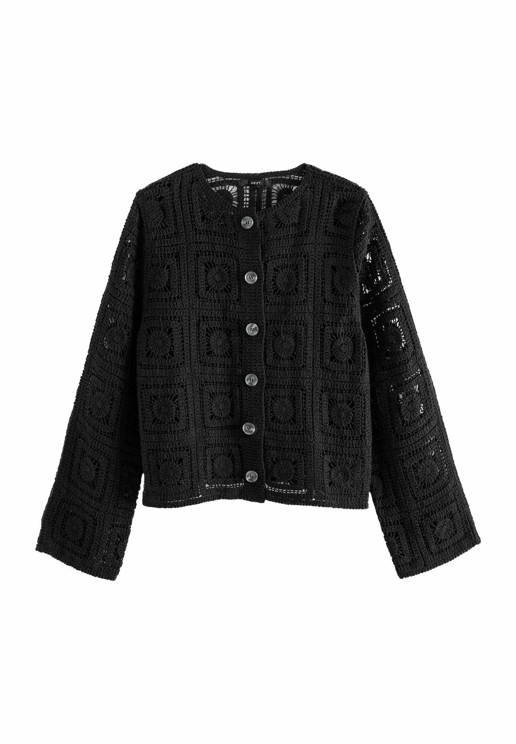 

Кардиган REGULAR FIT - SMART SQUARE BUTTON UP Next, черный