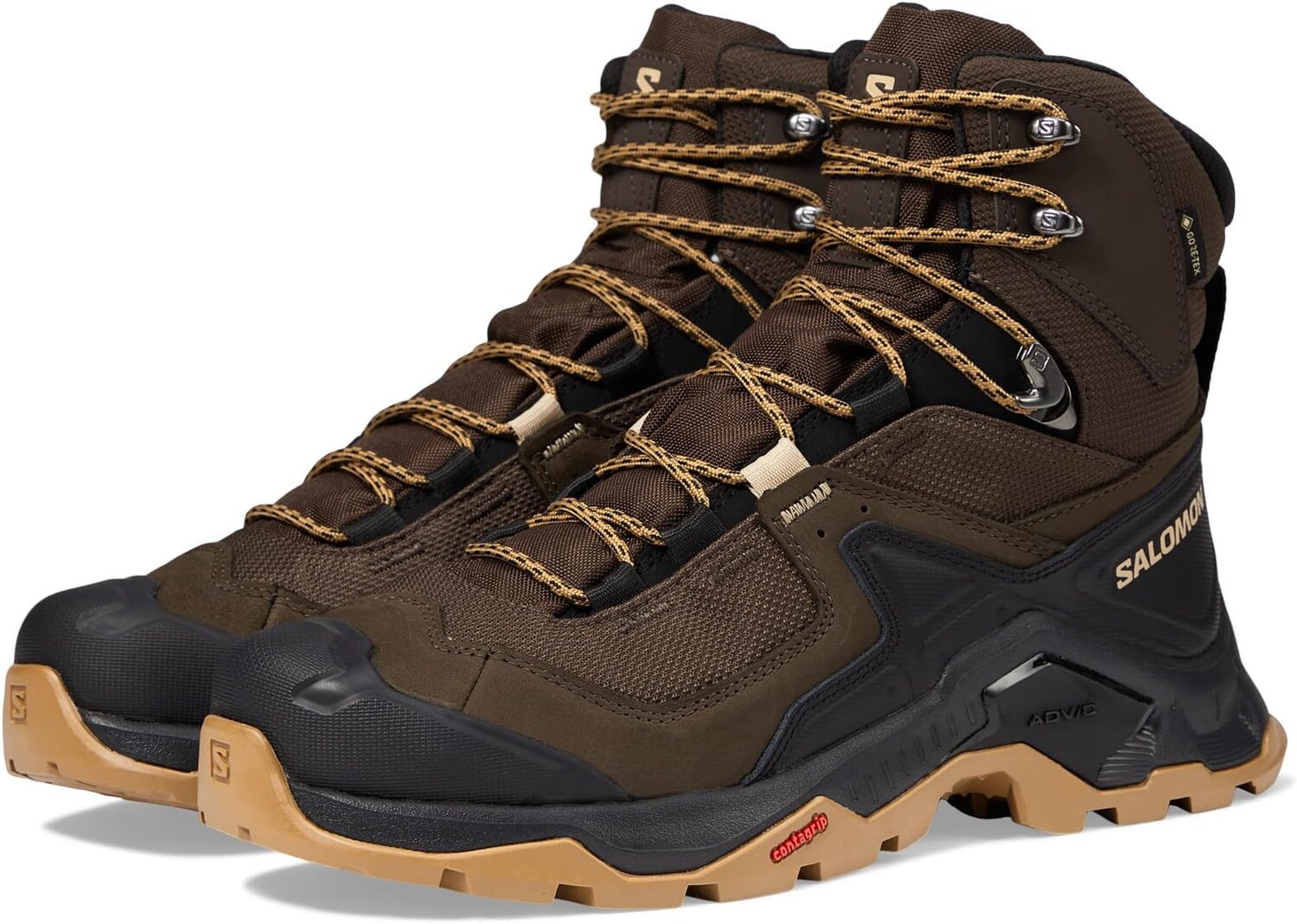 

Походная обувь Quest Element GTX Salomon, цвет Delicioso Black Dull Gold