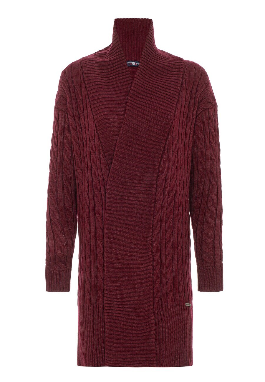 

Вязаный кардиган VILA Sweater Glacine, бордо