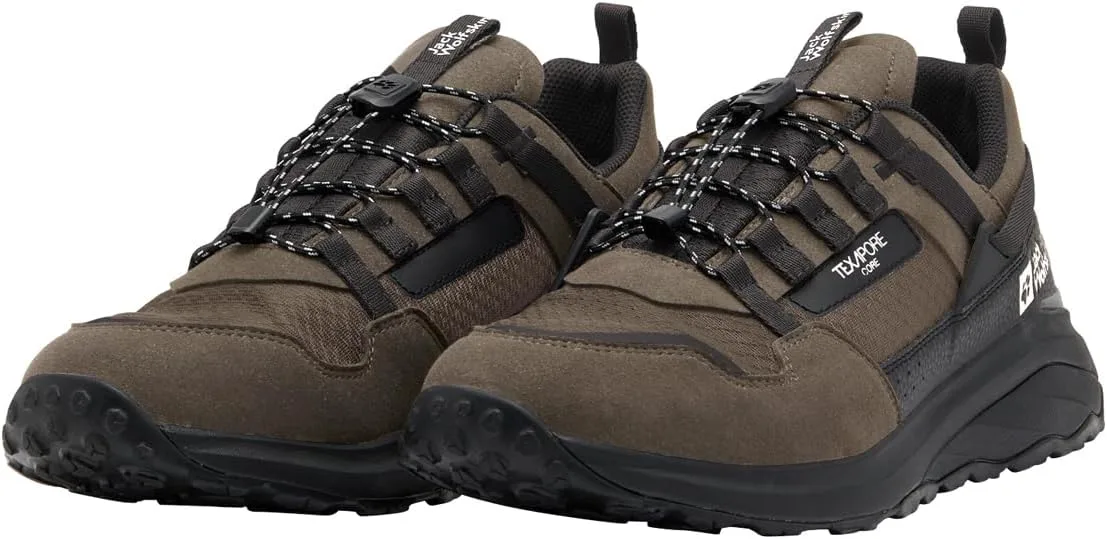 Мужские кроссовки для ходьбы Jack Wolfskin Dromoventure Athletic Texapore Low M, кофейный — фото 3