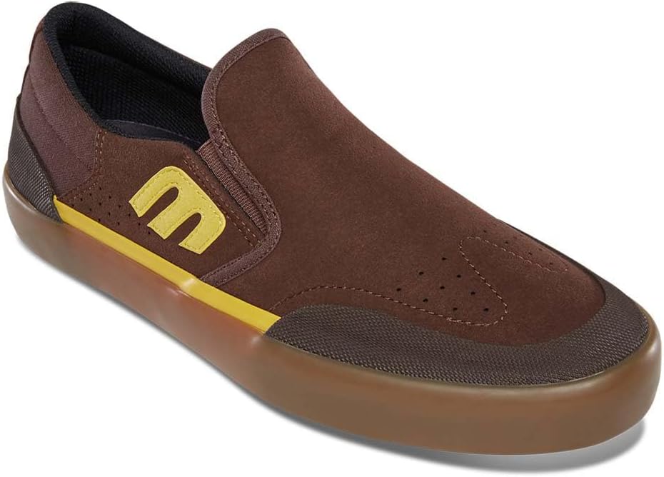 Мужские слипоны для скейтборда Etnies Marana Slip XLT, коричневый — фото 2