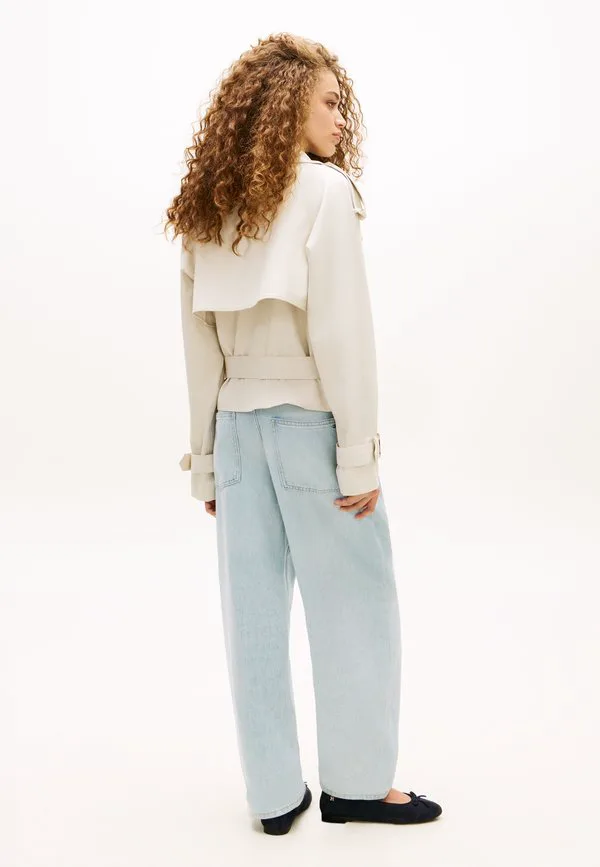Водоотталкивающая короткая тренировочная куртка, летняя куртка Tommy Hilfiger, Light Silt — фото 3