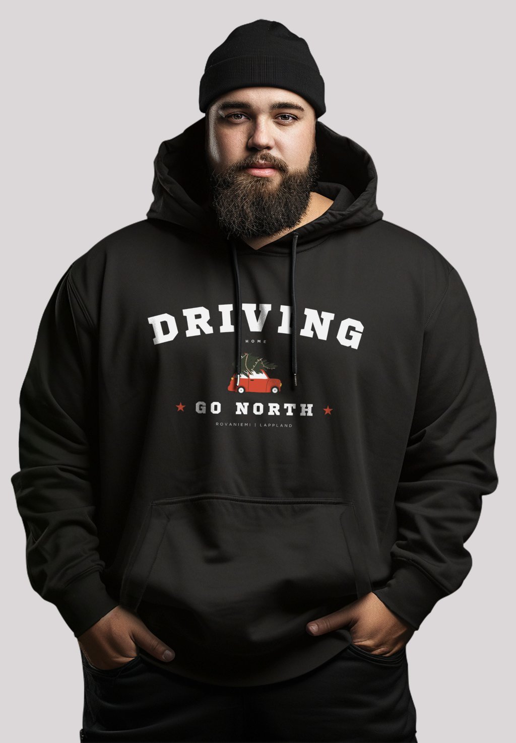 

Толстовка DRIVING HOME WEIHNACHTEN - Hoodie F4NT4STIC, черный