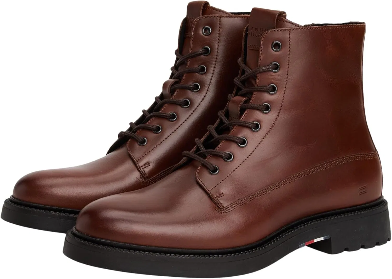 Мужские ботинки Tommy Hilfiger Hilfiger Comfort Lwt LTH Fm0fm05593 средней высоты, Brown Winter Cognac — фото 3