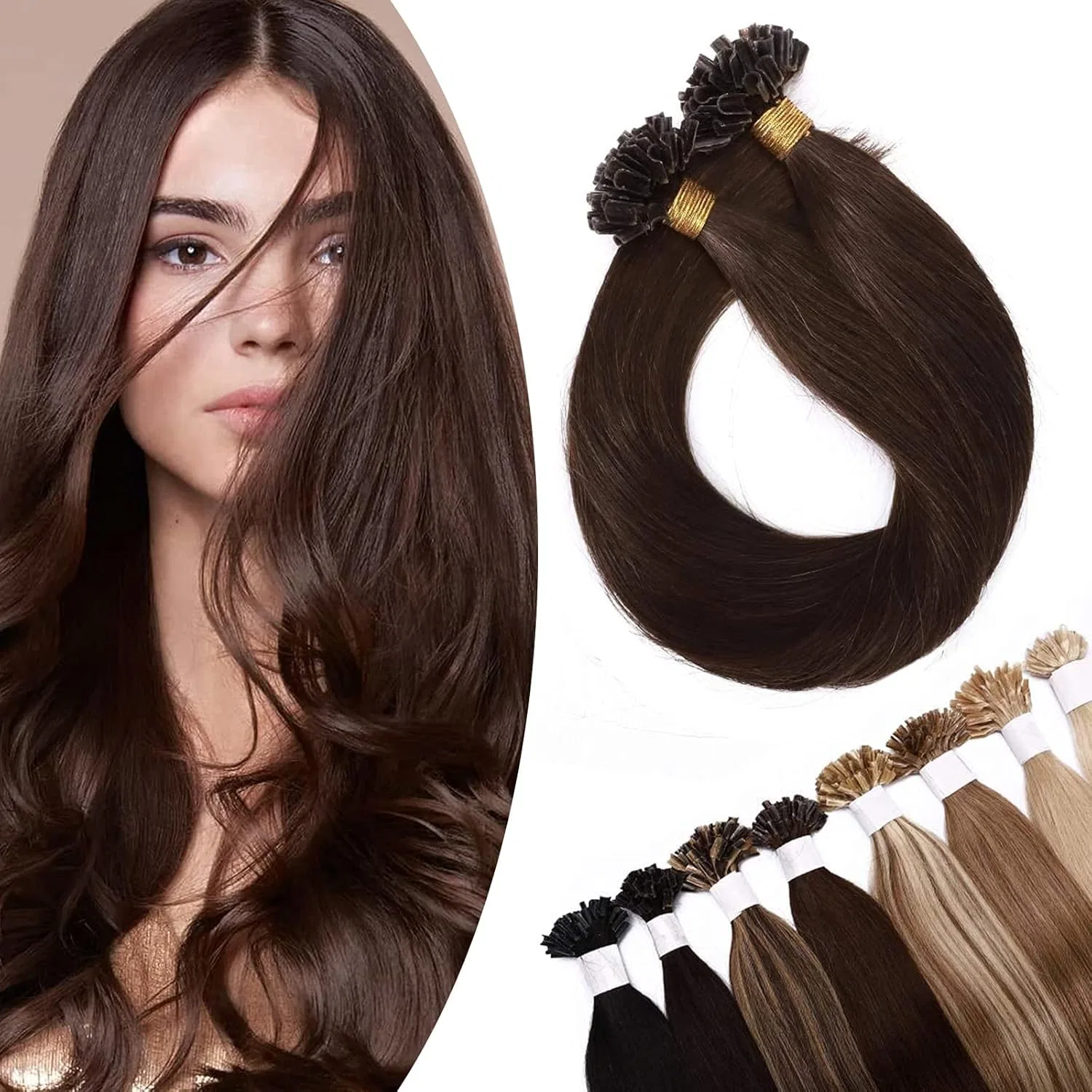 Наращивание волос на кератиновых капсулах «Bondings Remy Human Hair» от SEGO Sego