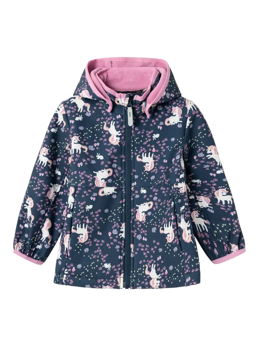 

Уличная куртка Name It "NMFMALTA05 JACKET AOP 1FO ", с капюшоном, с декоративными светоотражающими деталями - легкая и водонепроницаемая, цвет Dark Denim