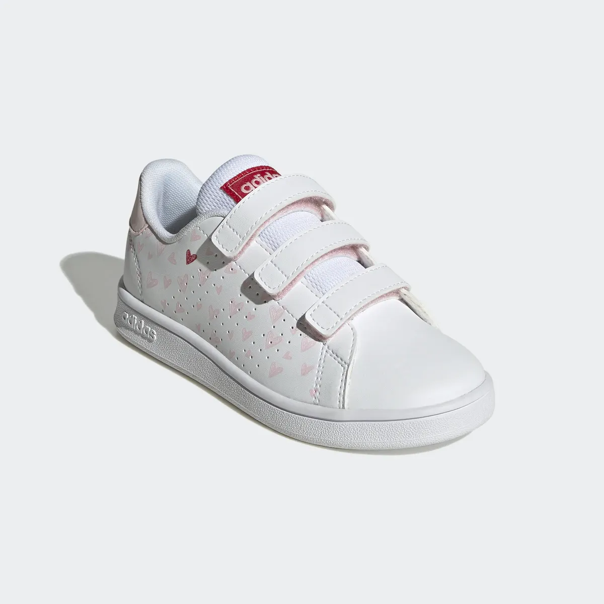 

Спортивные кроссовки adidas "ADVANTAGE KIDS" Adidas Sportswear, цвет Cloud White / Clear Pink / Better Scarlet