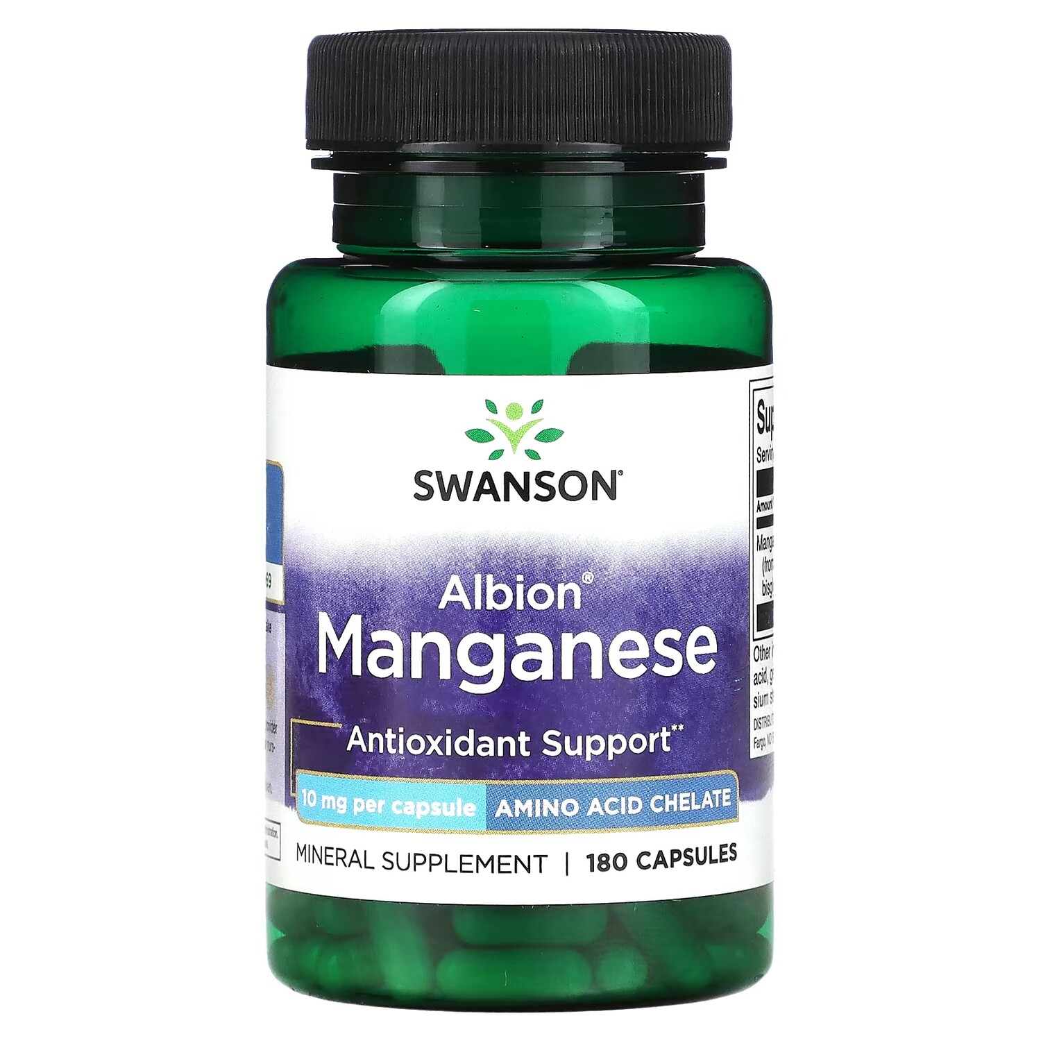 

Альбион Марганец Swanson, 180 капсул