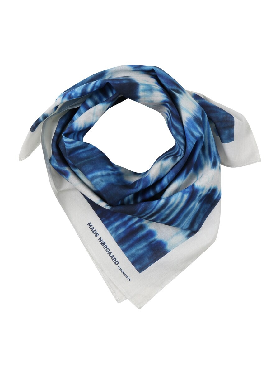 

Платок MADS NORGAARD COPENHAGEN Wrap, цвет Blue/Royal blue