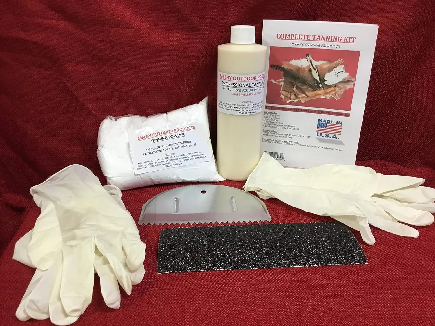 Набор для загара MELBY OUTDOORS с маслом и пудрой 1.36 кг