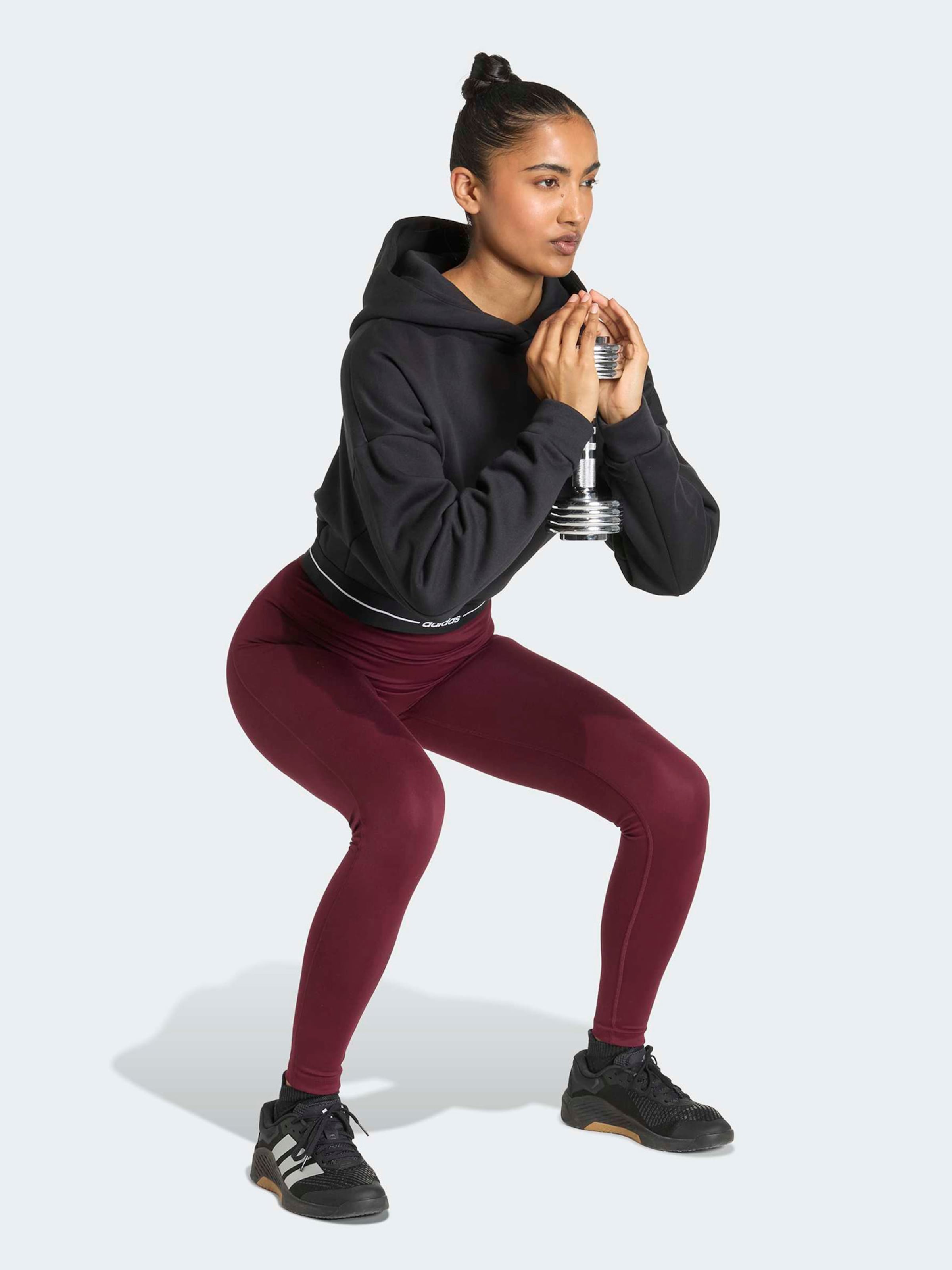Adidas Performance Спортивный свитшот в черном цвете — фото 2