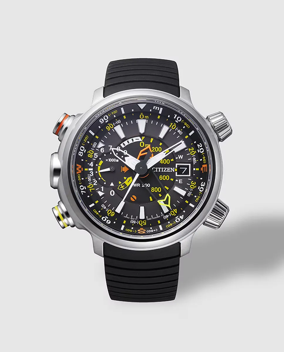 

Citizen Altichron BN4021-02E Eco-Drive резиновые мужские часы, черный