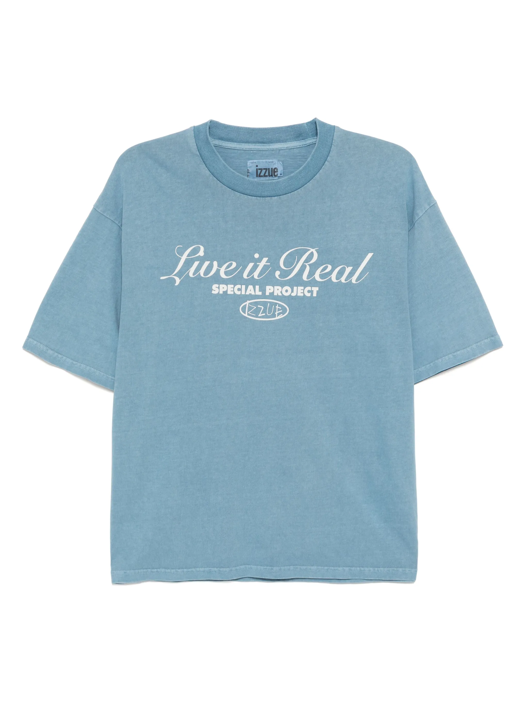 

Футболка с графичным принтом Izzue, синий