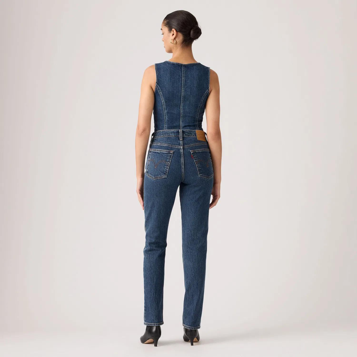 Женские джинсы Wedgie Slim Fit Levi's, Dark Wash — фото 3