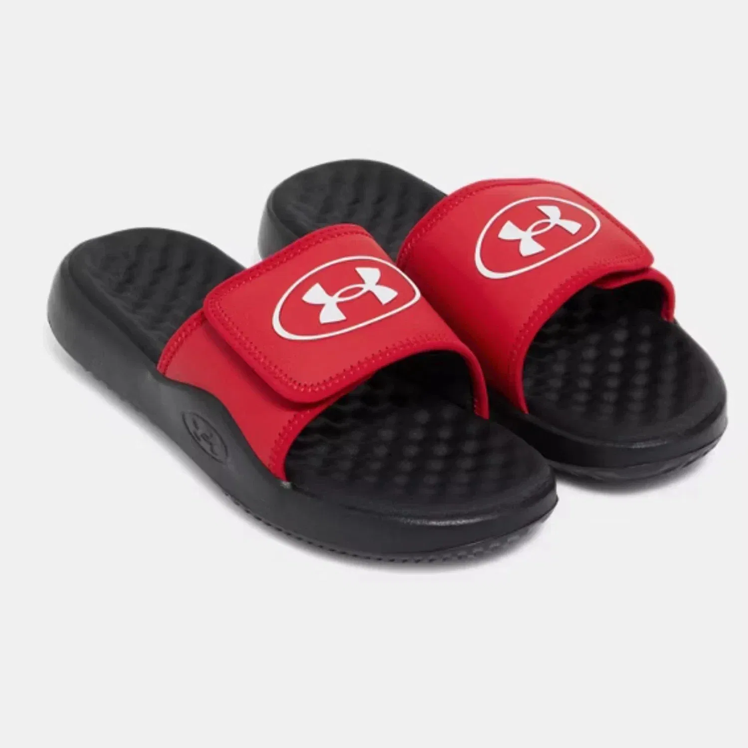 Мужские сандалии Under Armour Ignite Pro 8 6000337-600, красные, без шнурков, модель JAX970