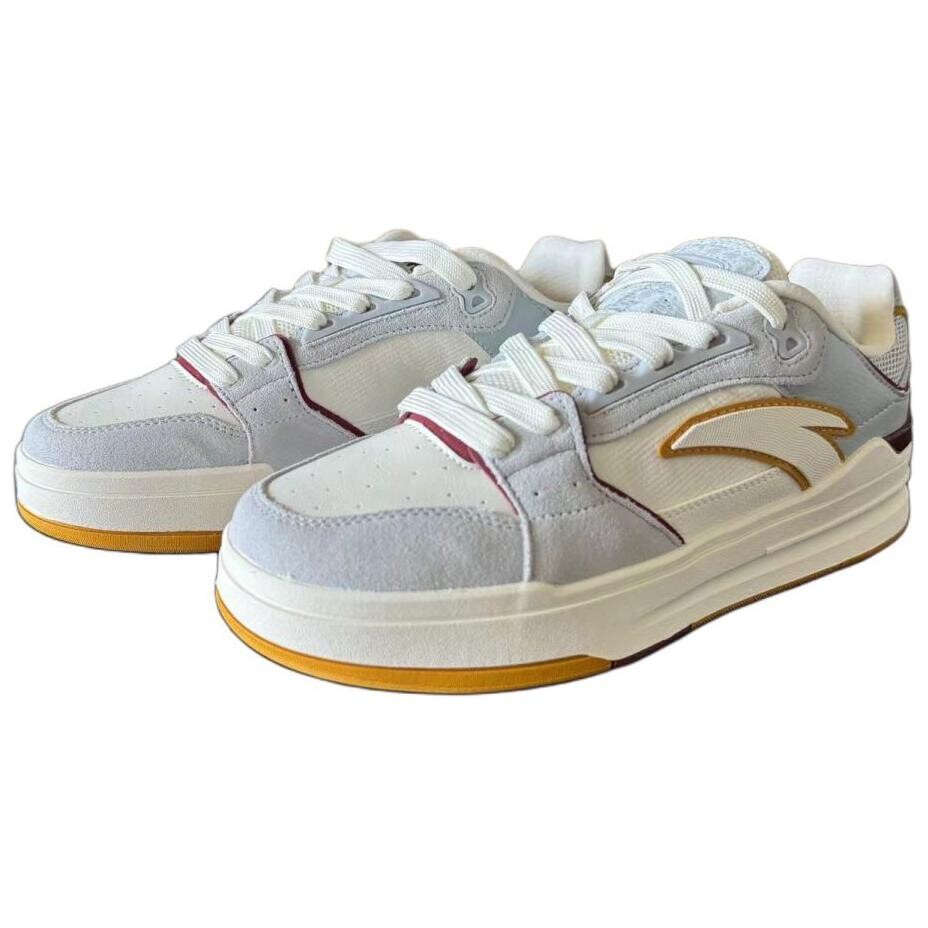 Кроссовки ANTA Street Naughty Skateboarding Shoes Men Low-top Gray/Red, красный — фото 3