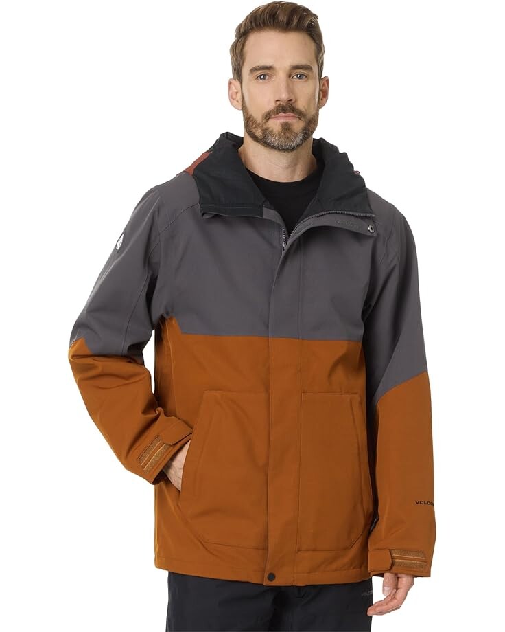 

Куртка Volcom Snow Brighton Full Zip Jacket, цвет Caramel