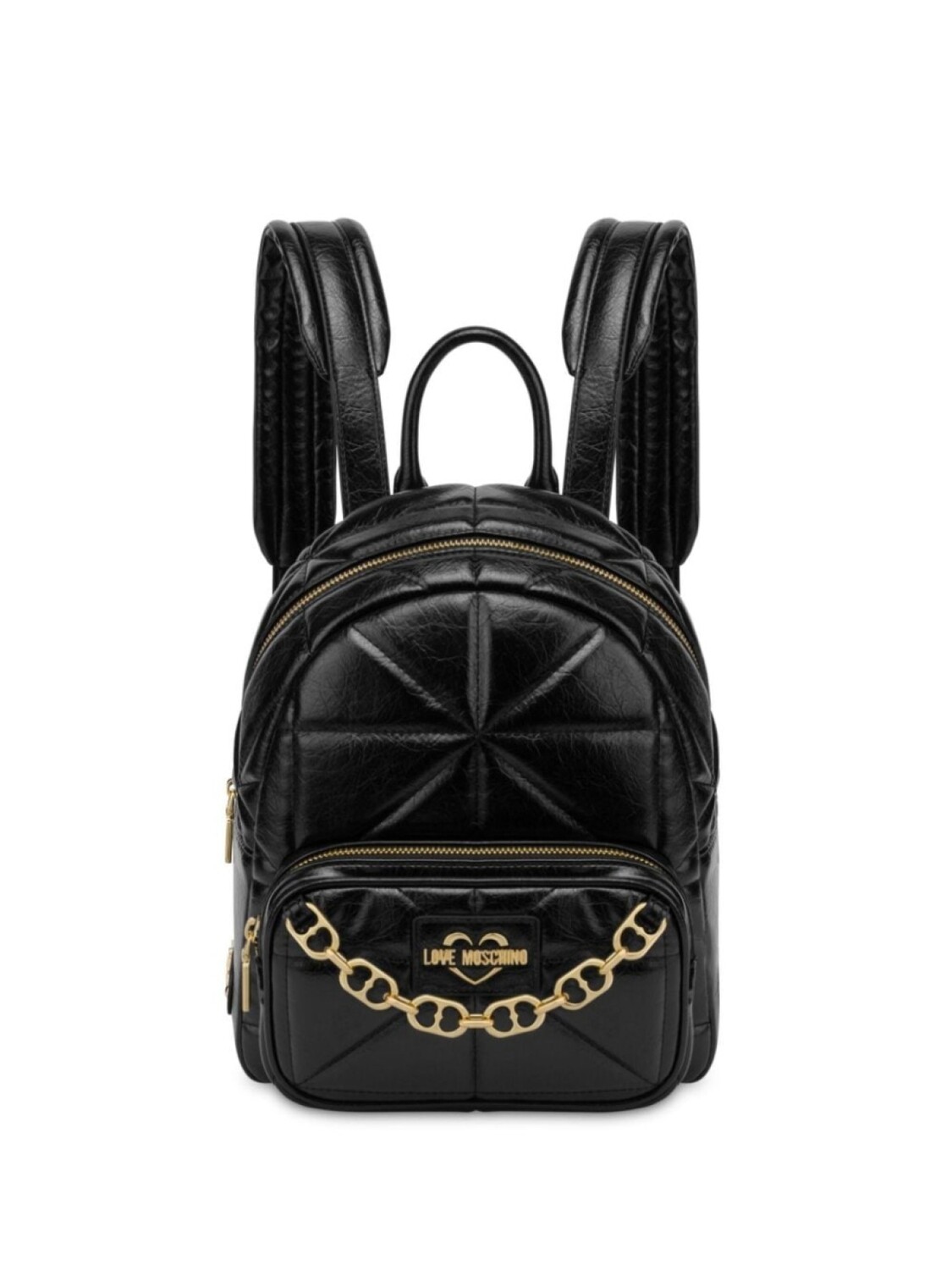 

Love Moschino стеганый рюкзак из искусственной кожи, черный