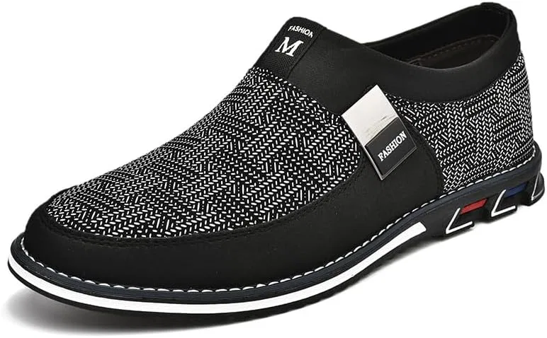 Мокасины мужские кожаные AQIXIDX Loafers, серый — фото 2