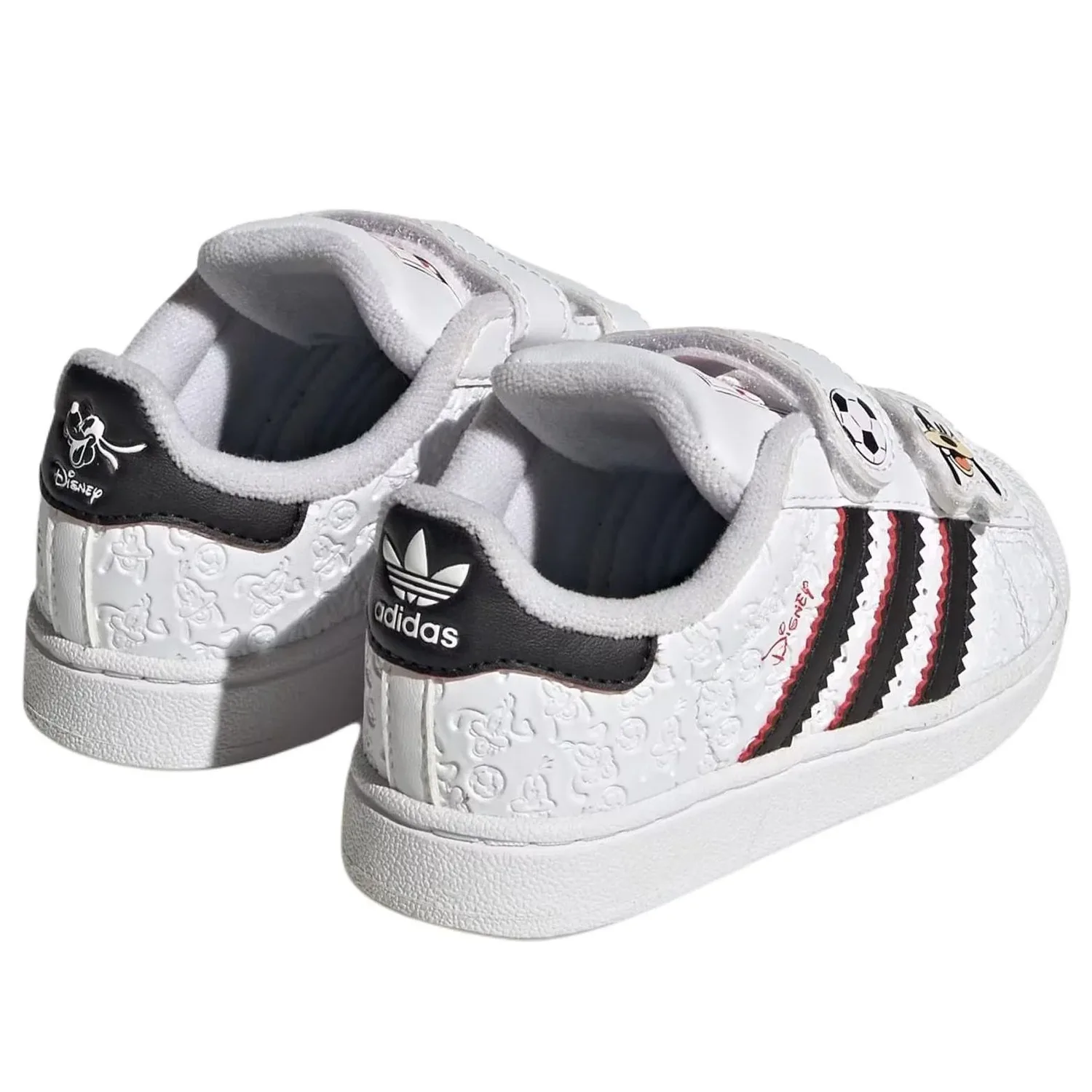 Кроссовки (TD) Adidas x Disney Superstar II Comfort Closure 'White Black Red' — фото 3