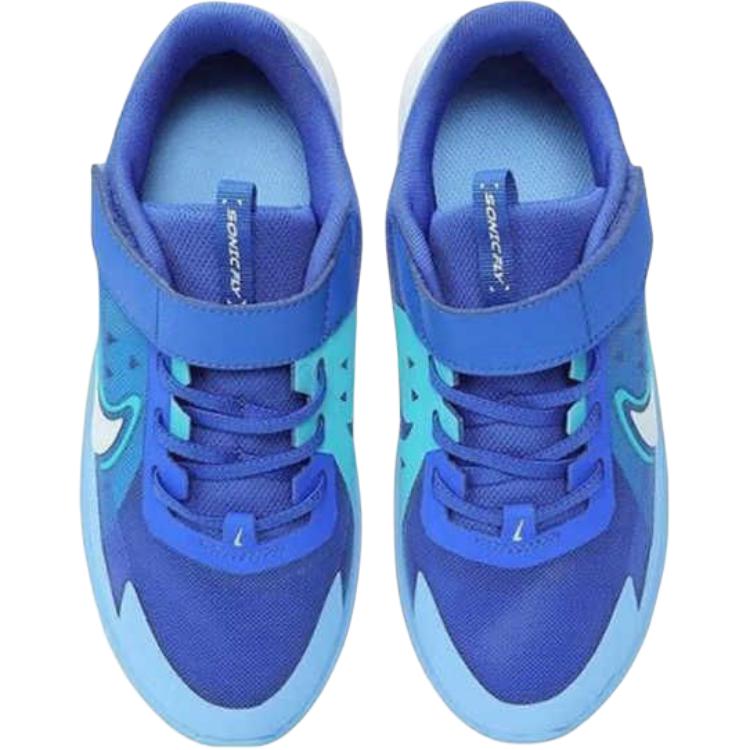 Nike Sonic Fly нескользящие износостойкие низкие кроссовки для бега blue детские — фото 4