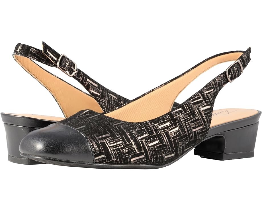 

Туфли Trotters Dea, цвет Black Printed Woven Leather/Smooth Man Made