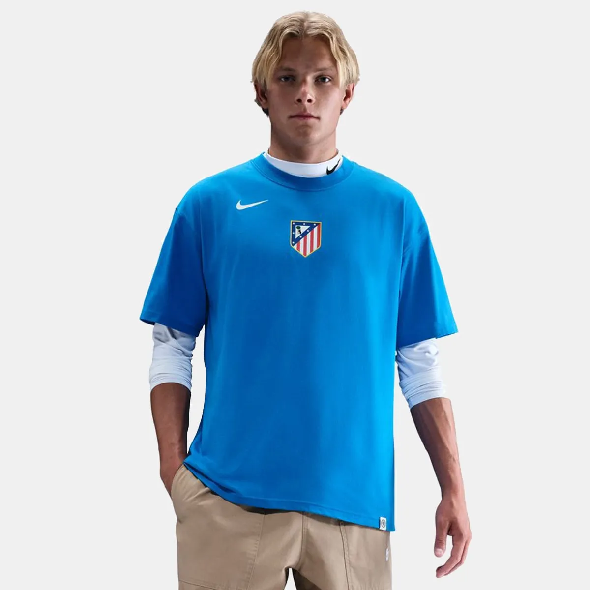 

Мужская футболка Atlético Madrid 2025-2026 Total 90 Remix Nike, синий