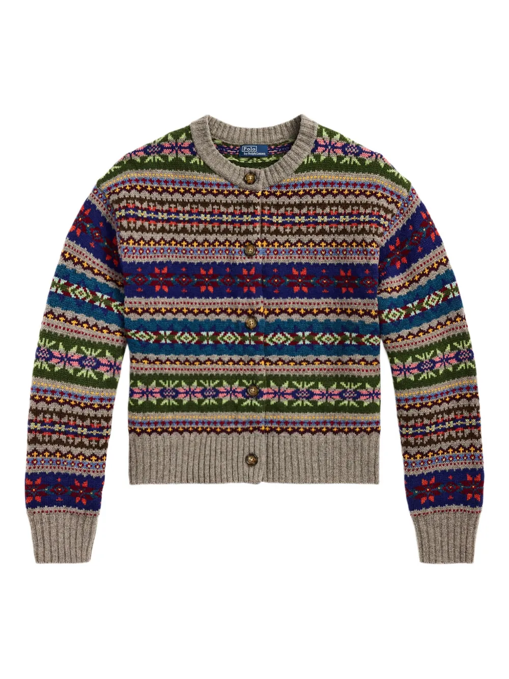 

Кардиган с узором POLO RALPH LAUREN, нейтральный
