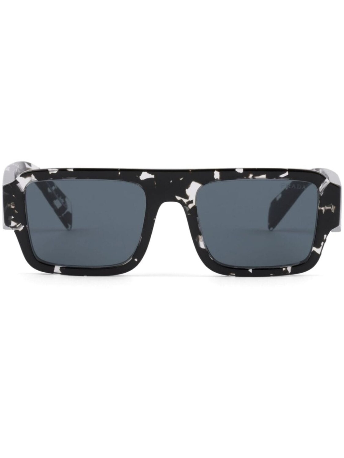 

Prada Eyewear солнцезащитные очки Symbole в квадратной оправе, черный