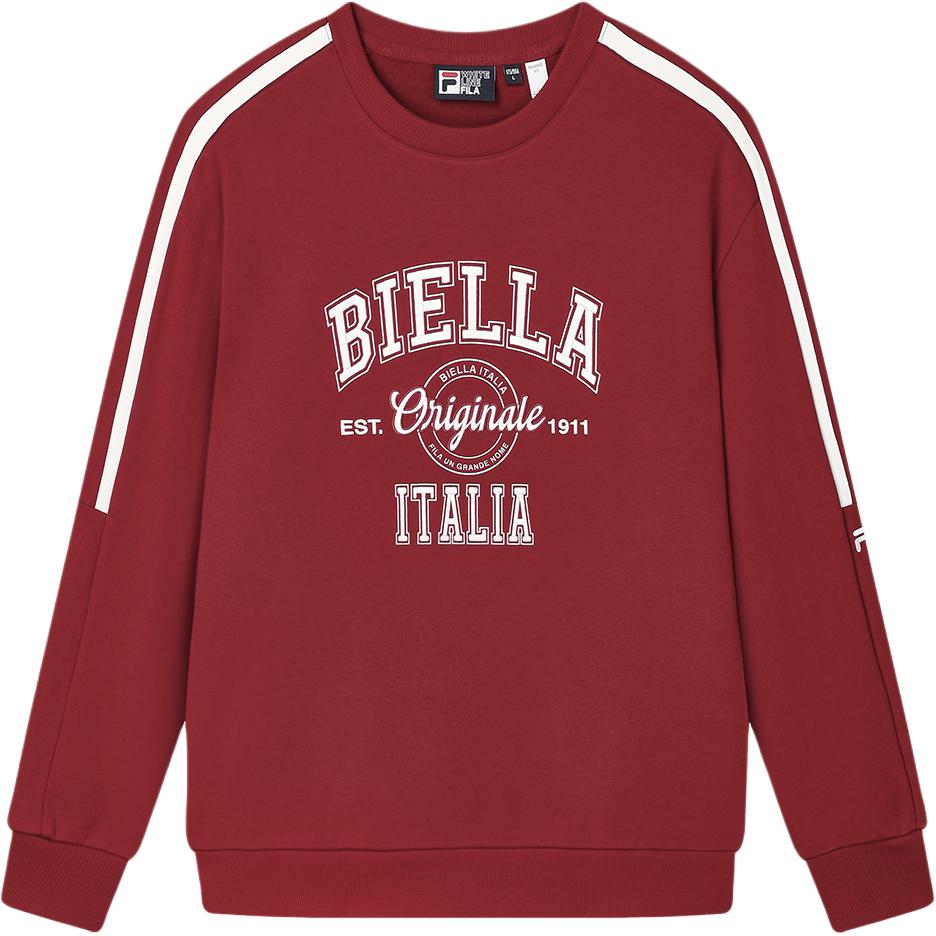 

Свитшот ORIGINALE мужской слегка пьяный бургунди FILA, Tipsy Burgundy