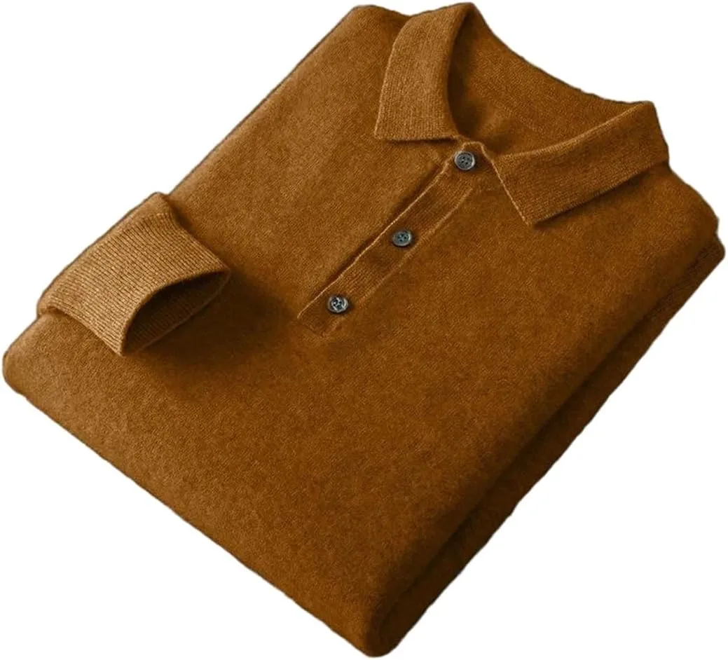 

Мужской свитер на пуговицах Heavyweight Knit Pullover Slim Fit