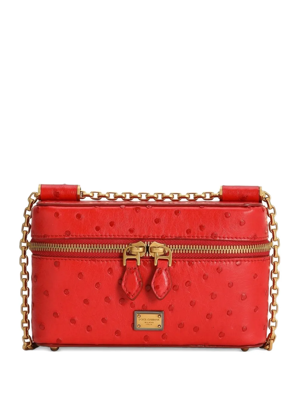 

Фактурная сумка на плечо Dolce & Gabbana, красный