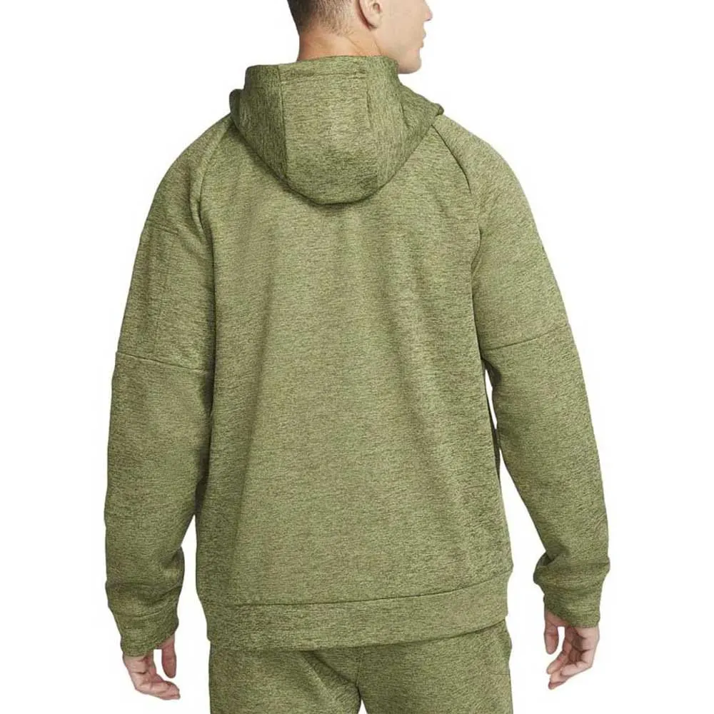 Толстовка Nike Therma Fit full zip, зеленый — фото 2