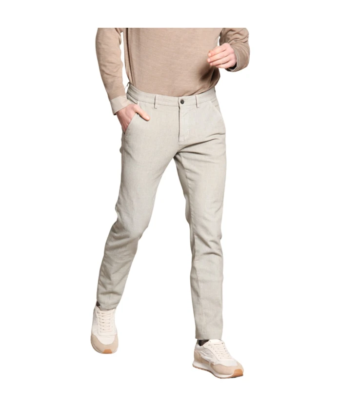 

Узкие вельветовые брюки с узором «гусиная лапка». Mason'S, серый