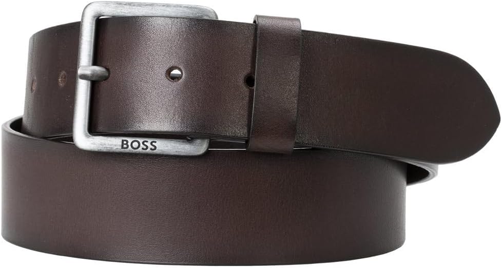 

BOSS мужской Jeeko кожаный повседневный ремень, Chocolate Brown