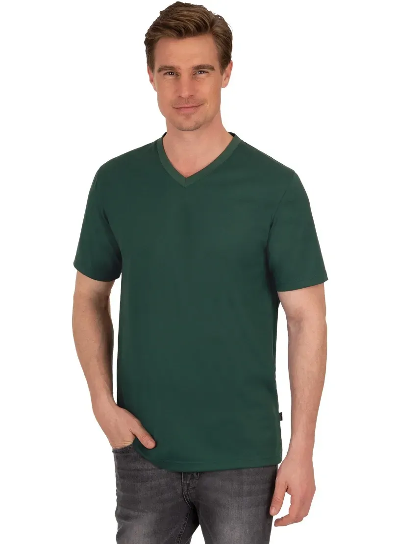 

Футболка Trigema "TRIGEMA V-Shirt DELUXE Хлопок", цвет Tanne