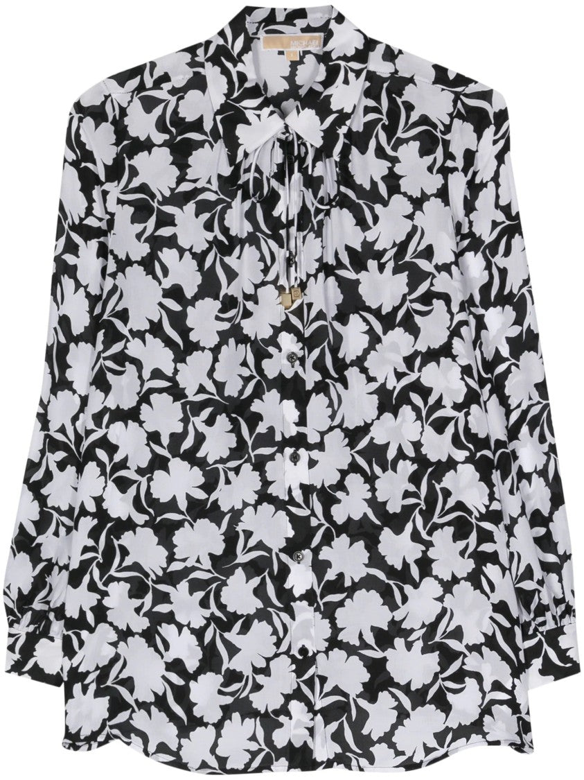 

Топ Shadow Fleur Michael Kors, серый