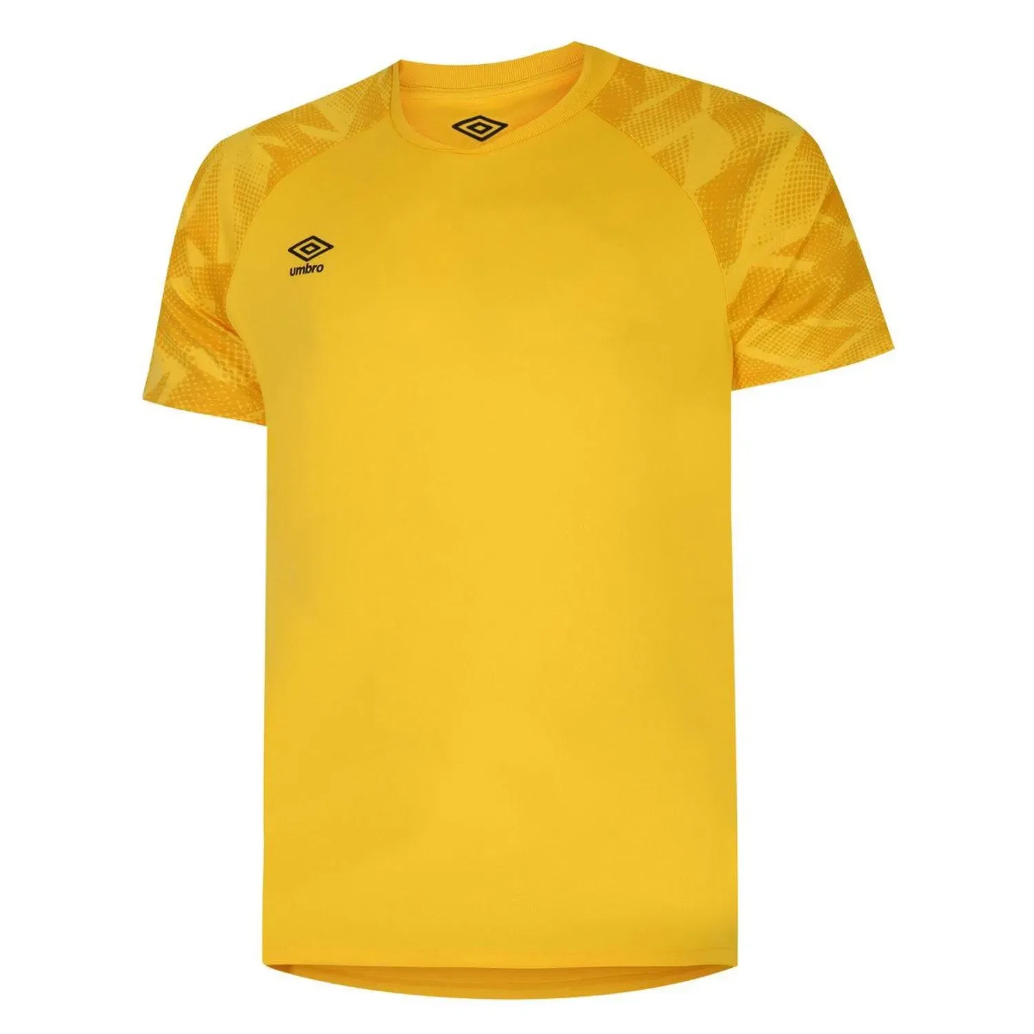Футболка детская с принтом Umbro, желтый — фото 2