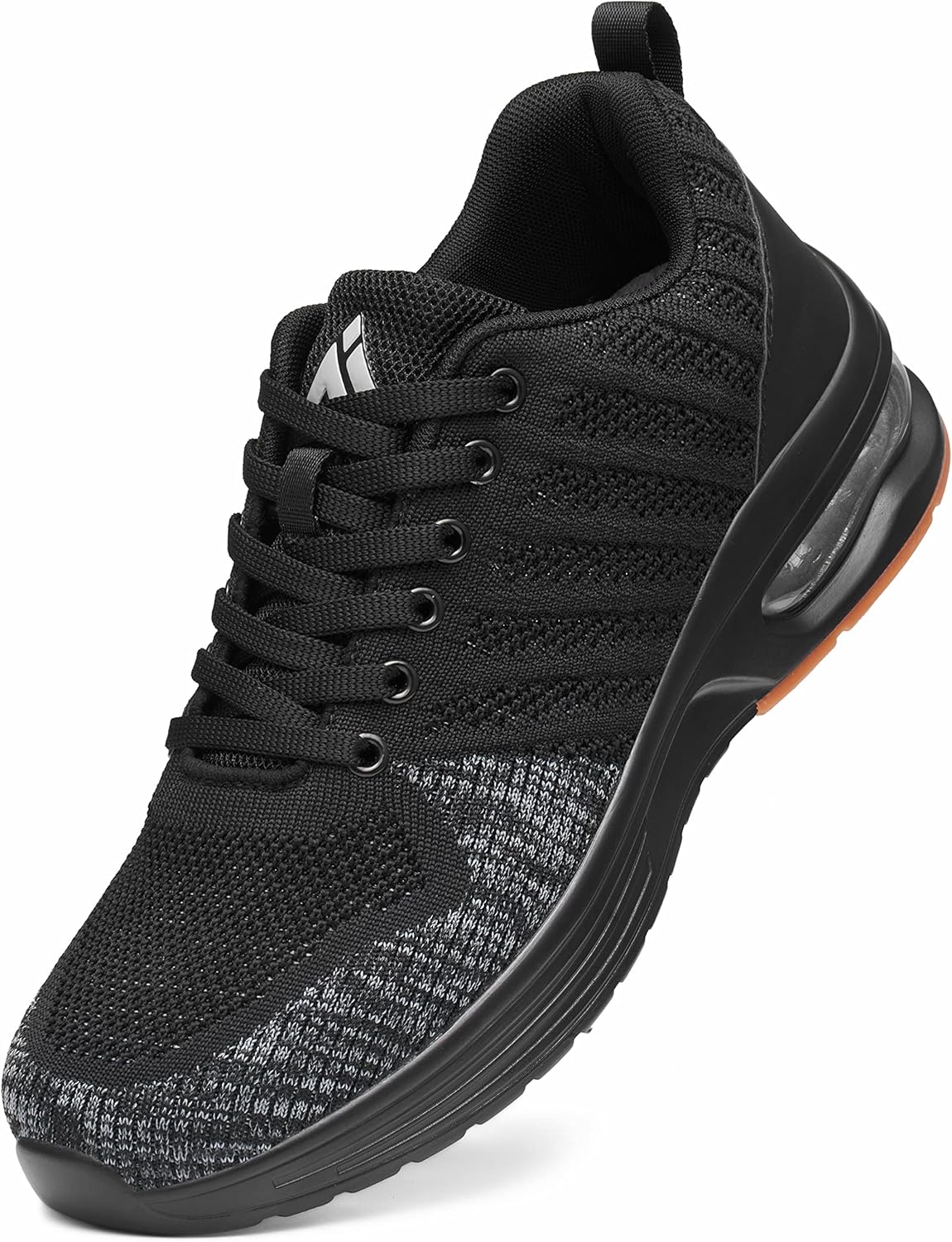 

Кроссовки Mishansha для мужчин, с амортизирующей подошвой, удобные ходовые и теннисные кроссовки, дышащие кроссовки для трейл-раннинга, размеры США 7-15, черный