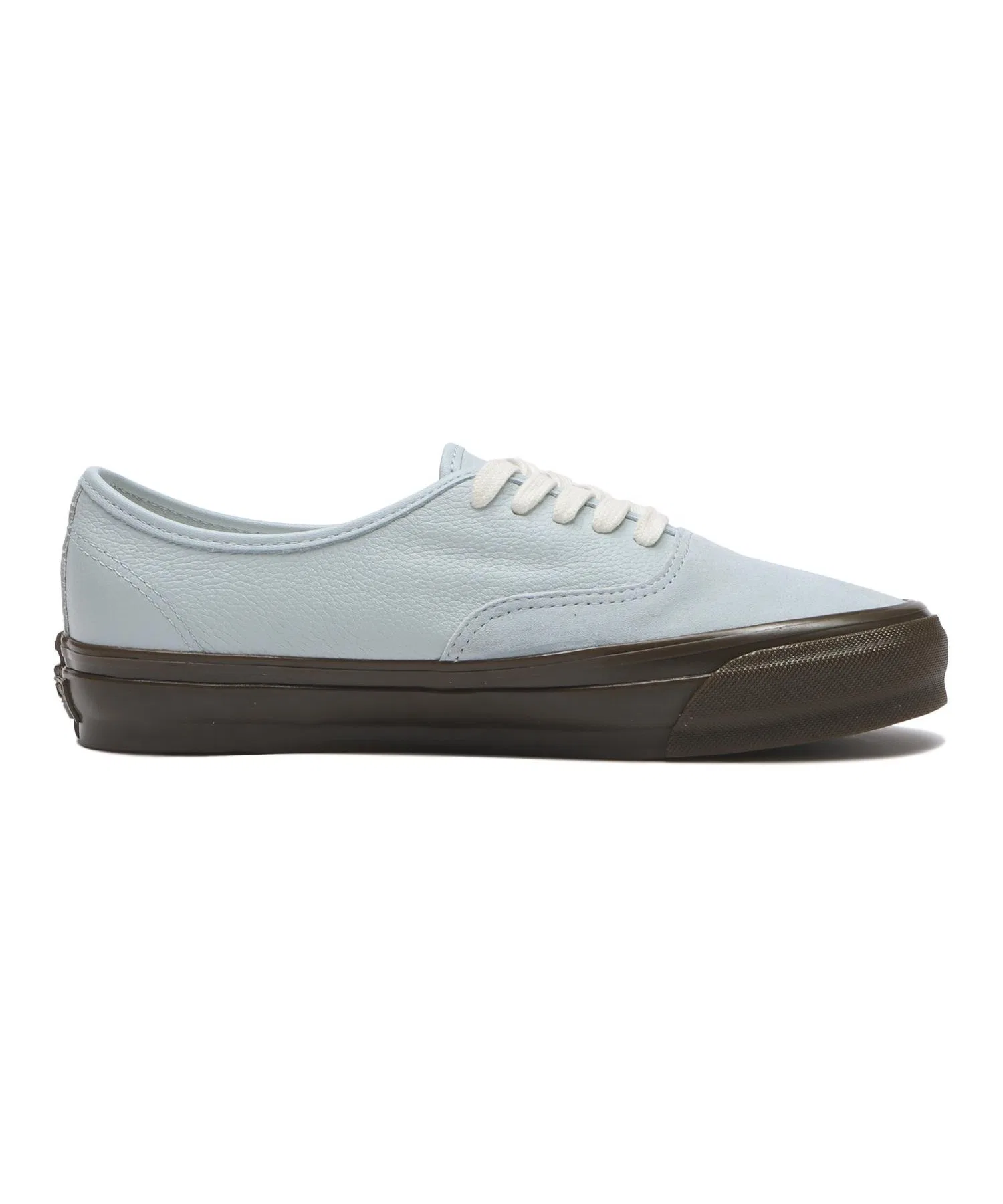 Унисекс кроссовки VANS AUTHENTIC 44 из натуральной кожи тёмно-синие — фото 2